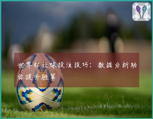 世界杯让球投注技巧：数据分析助你提升胜算